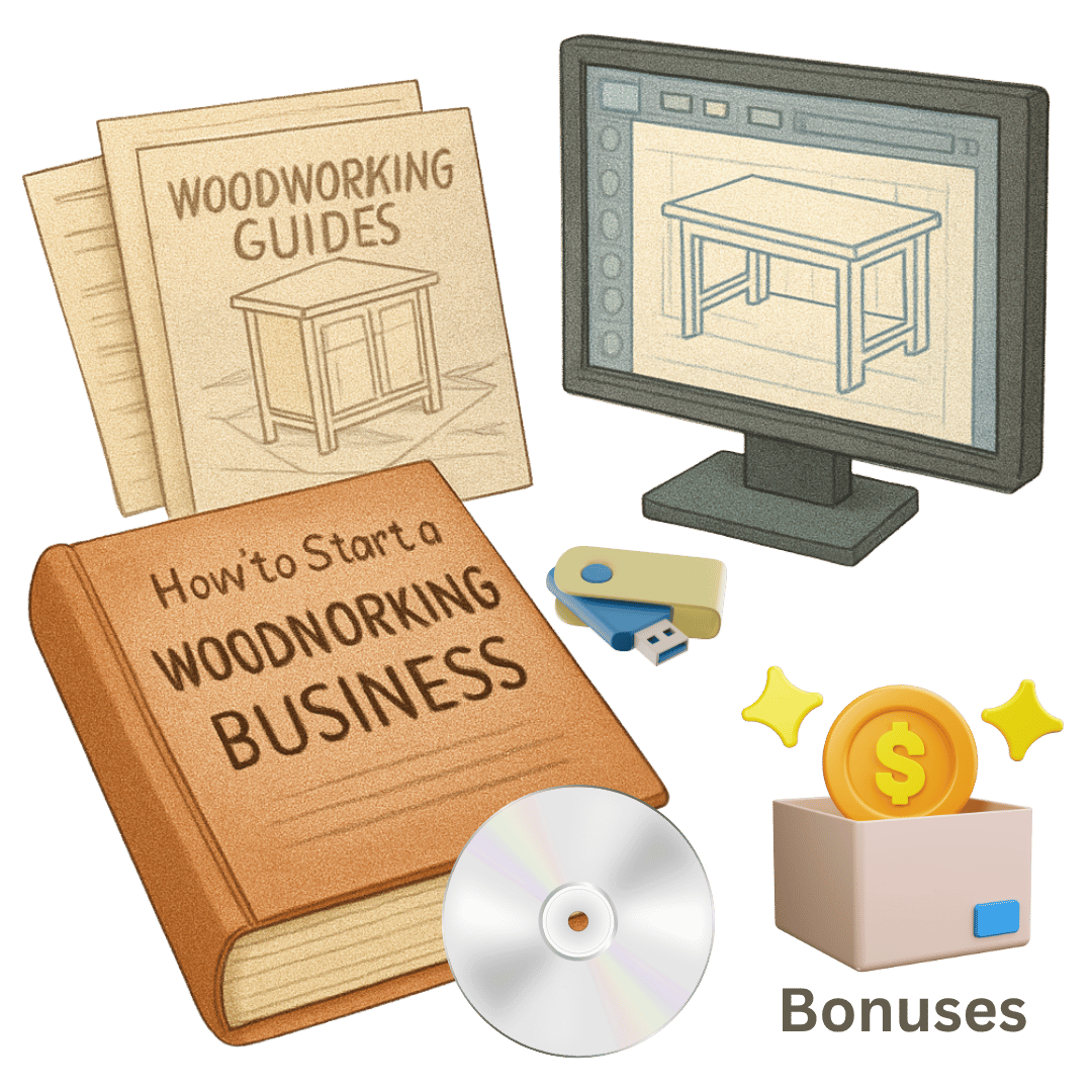Exclusive bonuses of 'TedsWoodworking Plans'